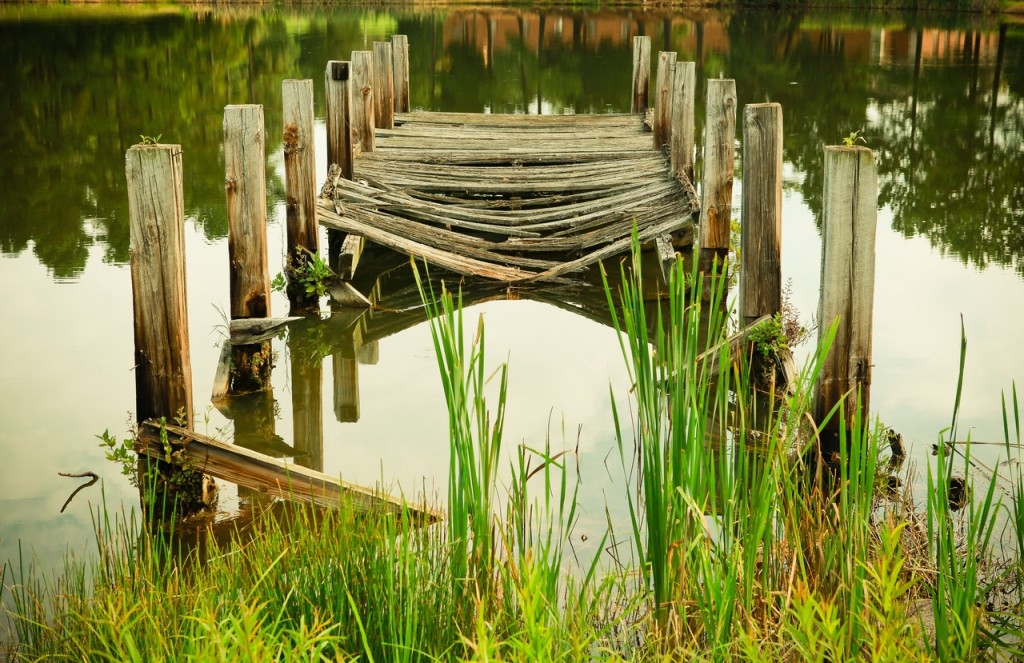 broken pier