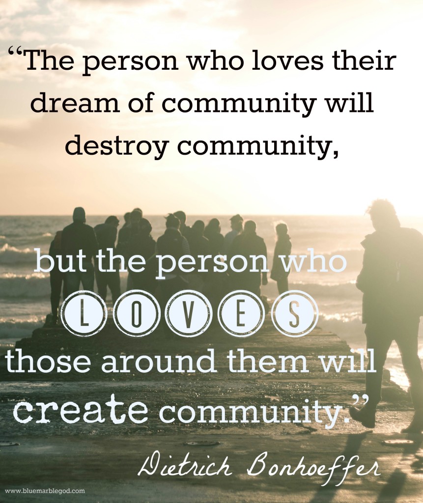 community with quote