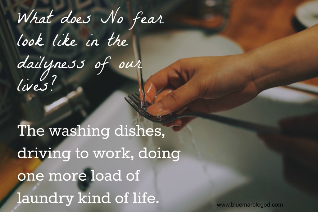 washing dishes with words